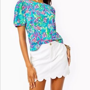 Lilly Pulitzer scallop Skirt